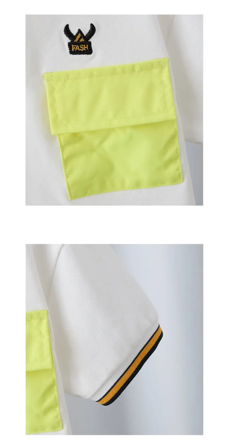 Boys Pure Cotton Summer T-Shirt Neon Yellow 2025 — feature 5