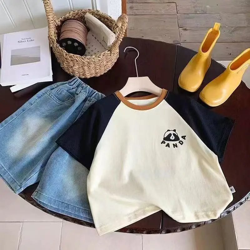 2025 Kids Cotton Short Sleeve T-Shirt Summer Boys - Image 5