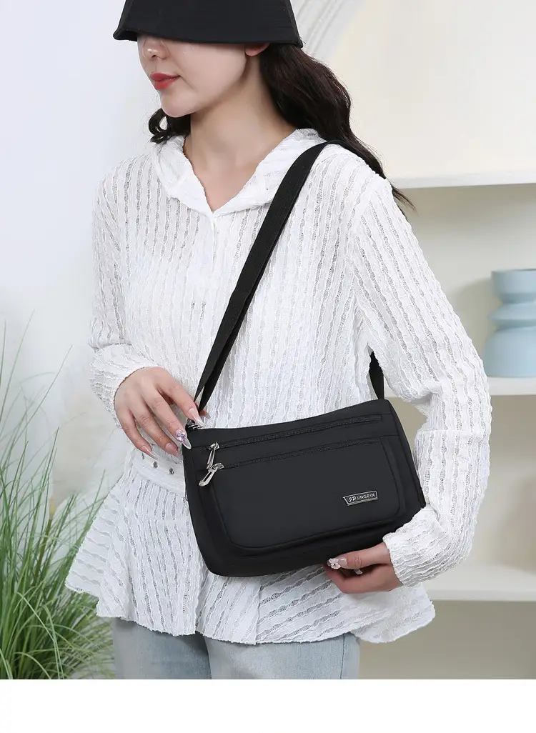 Pink Multi-Compartment Shoulder Bag for Women — feature 25