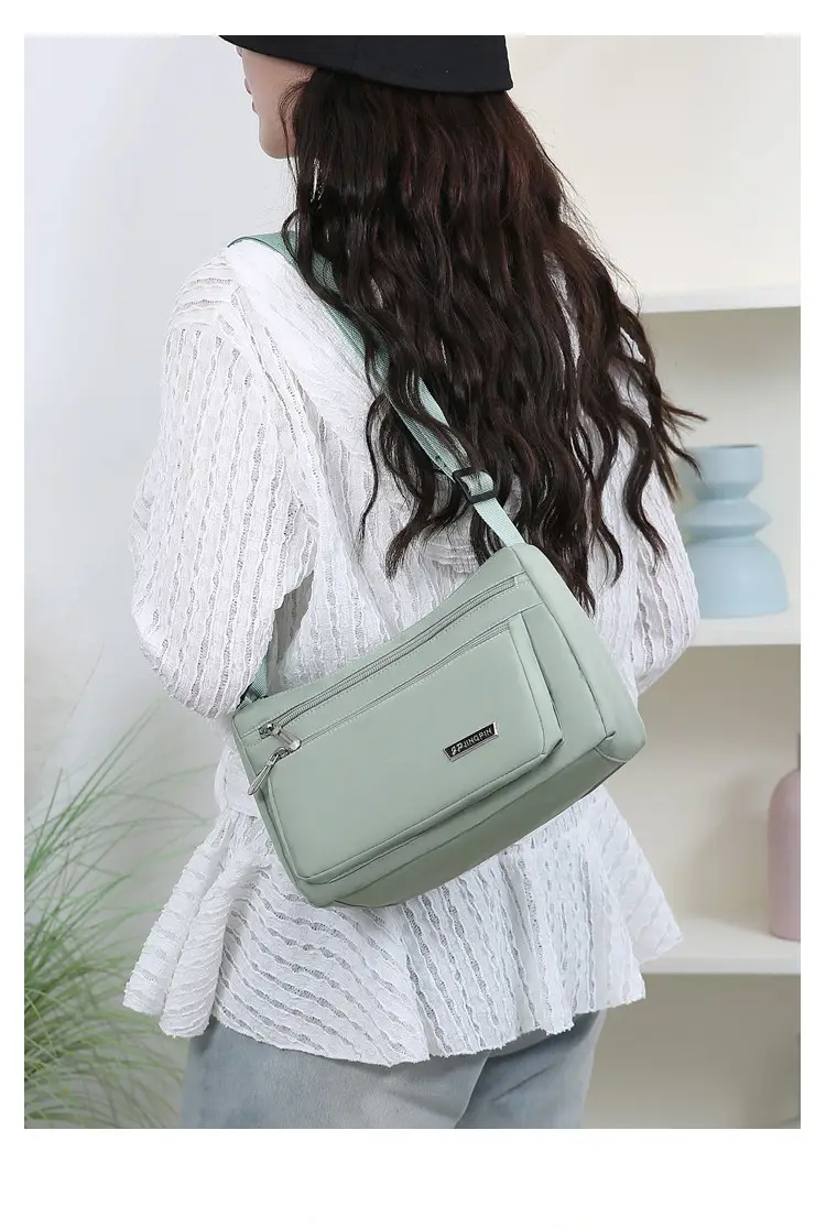 Pink Multi-Compartment Shoulder Bag for Women — feature 27