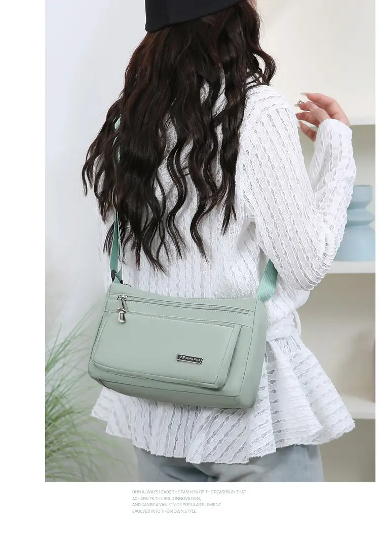 Pink Multi-Compartment Shoulder Bag for Women — feature 28