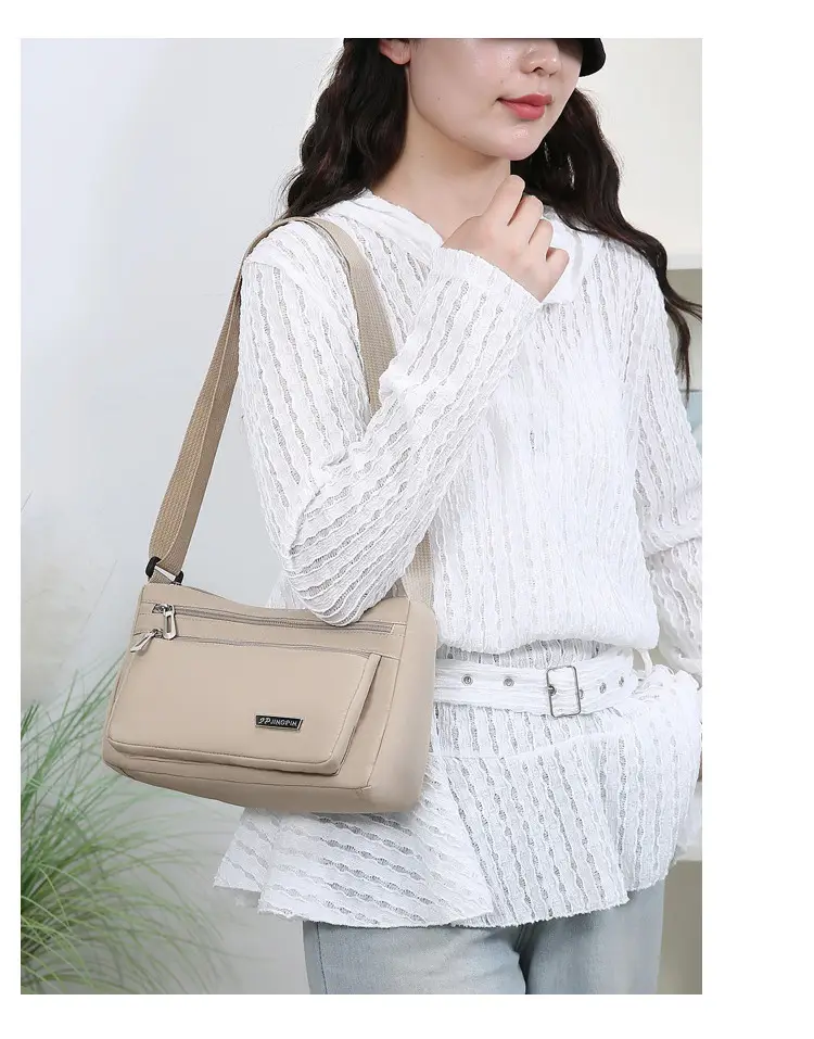 Pink Multi-Compartment Shoulder Bag for Women — feature 29