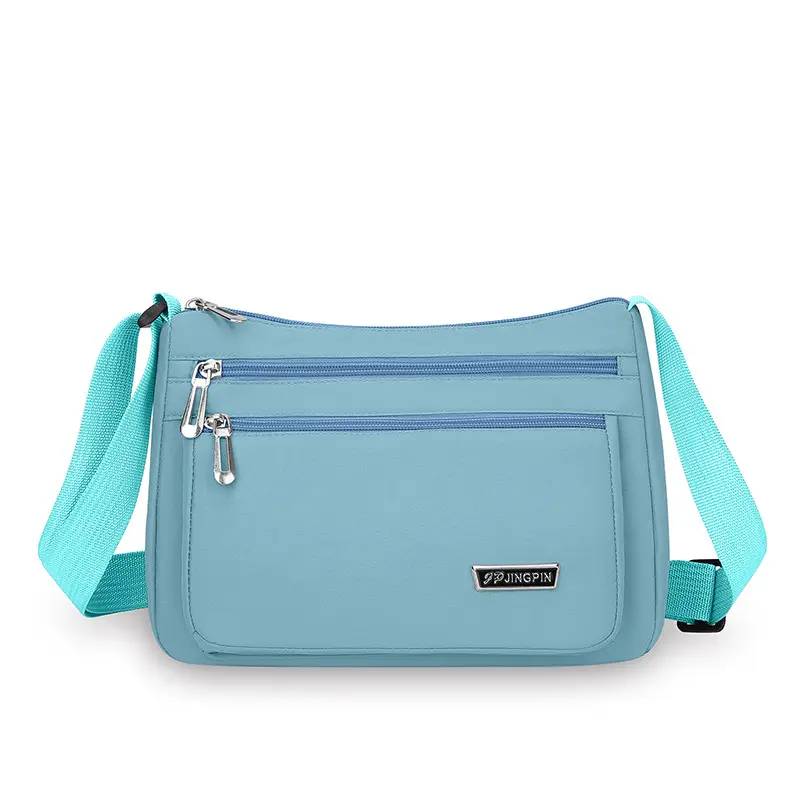 Pink Multi-Compartment Shoulder Bag for Women - Image 5