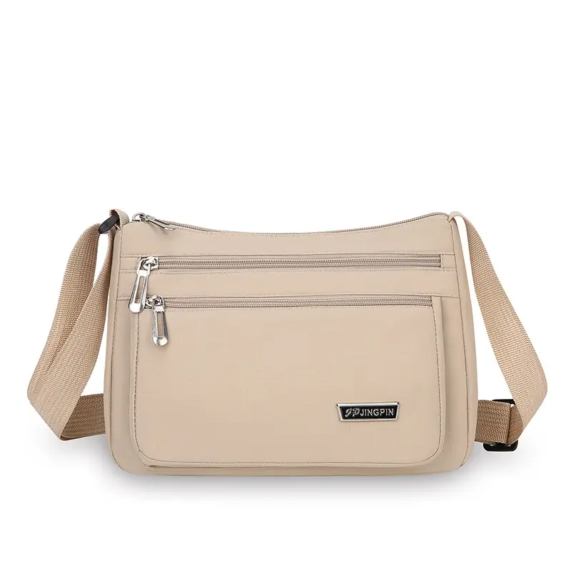 Pink Multi-Compartment Shoulder Bag for Women - Image 6