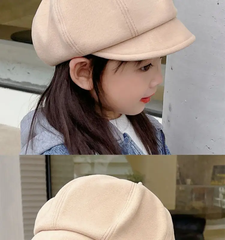 Girls Peaked Cap Winter Warm Windproof Kids — feature 11