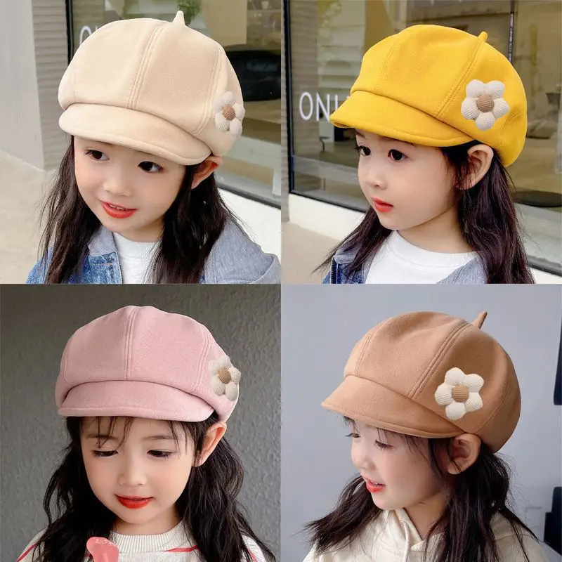 Girls Peaked Cap Winter Warm Windproof Kids — feature 2