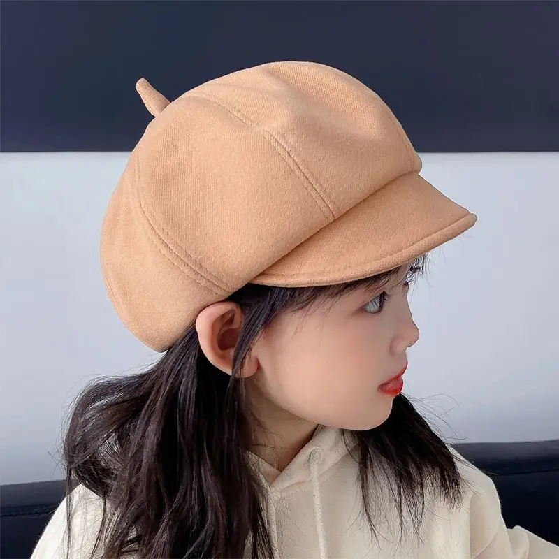 Girls Peaked Cap Winter Warm Windproof Kids — feature 9