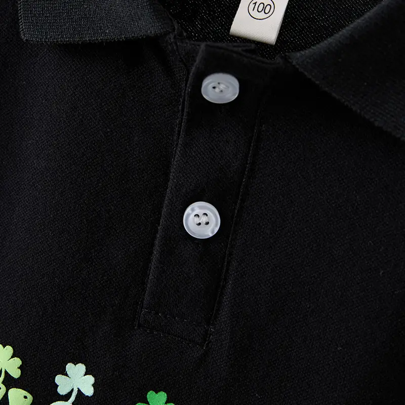 Black Boys Polo Shirt Pure Cotton 2025 - Image 4