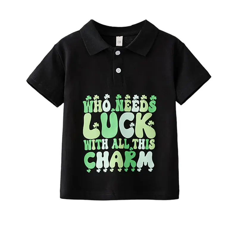 Black Boys Polo Shirt Pure Cotton 2025 - Image 5