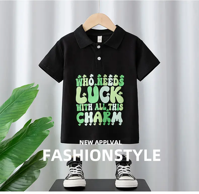 Black Boys Polo Shirt Pure Cotton 2025 — feature 1