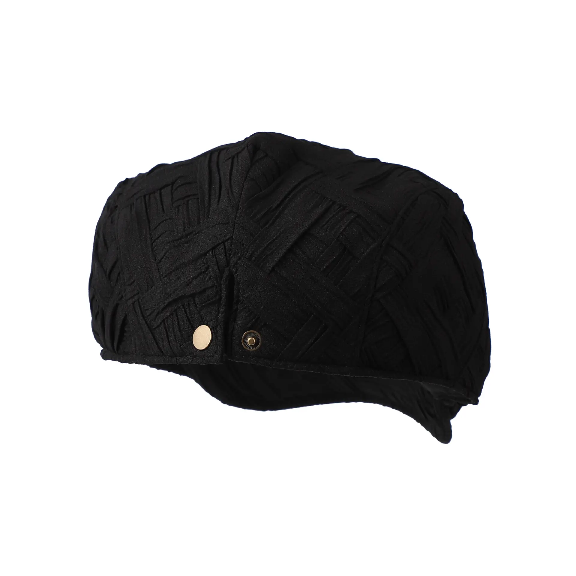 Women's Korean Style Pleated Cap Forward Face Slimmer Duckbill — feature 9