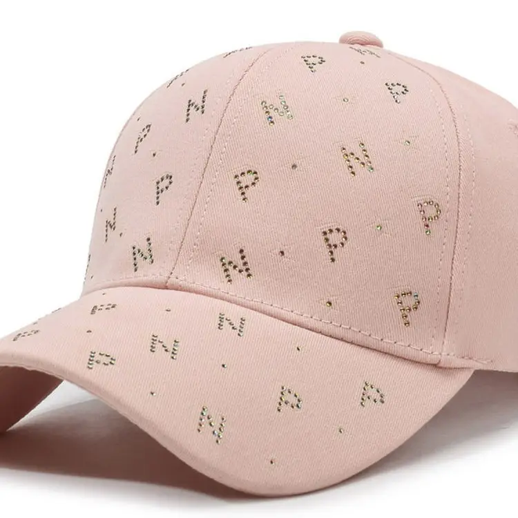Women's New Summer Letter Rhinestone Cap - Image 6