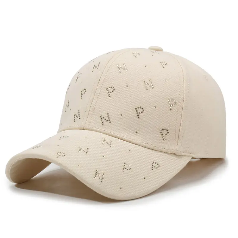 Women's New Summer Letter Rhinestone Cap - Image 2