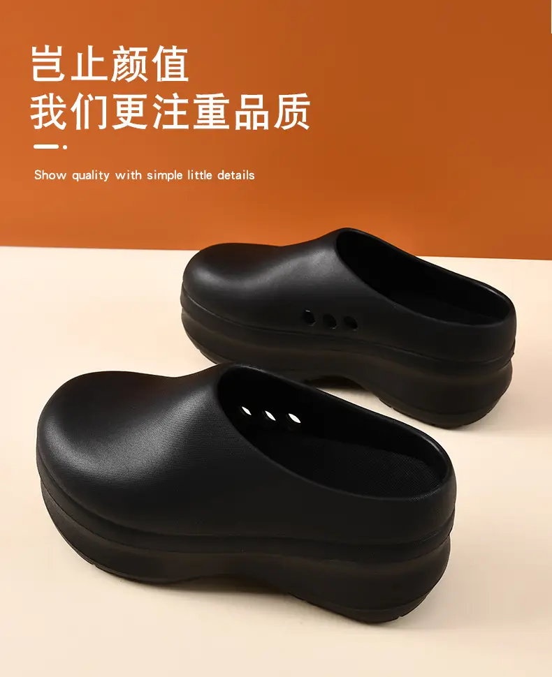 Summer New Soft-Soled Closed-Toe Slippers for Women, Fashionable Casual Shoes, Non-Slip, Odor-Resistant Work Sandals — feature 10