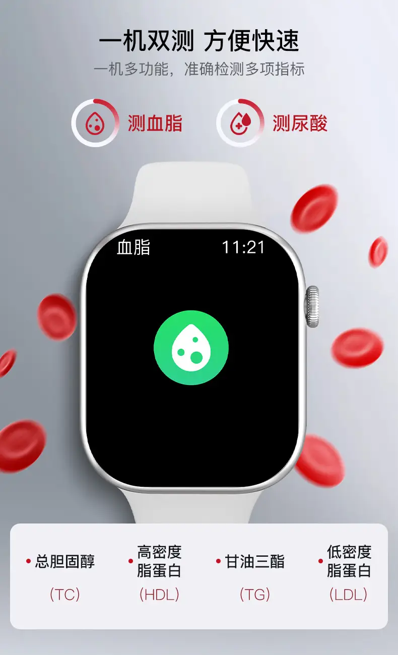 New Huaqiangbei Smart Watch S20 Dual Payment Fnc Bluetooth Blood Sugar Sleep Uric Acid Sports Watch for Men and Women — feature 11