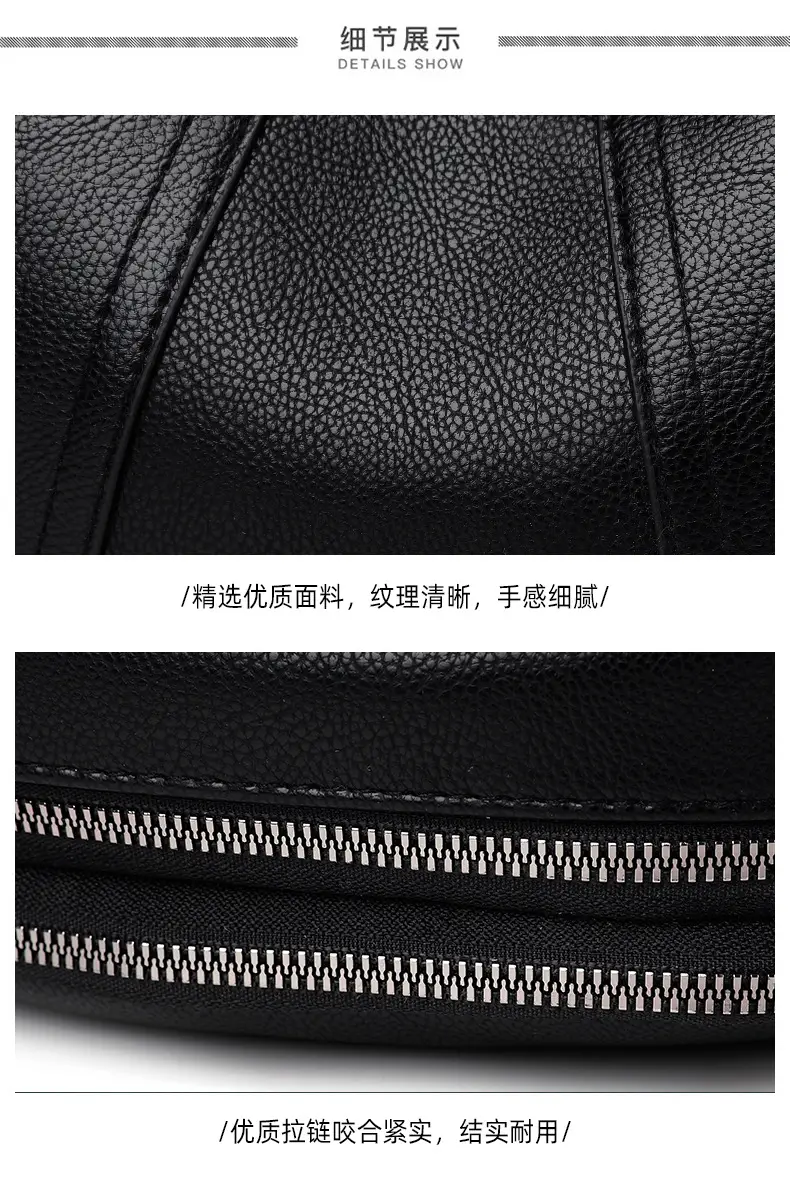 Crossbody Phone Bag for Women with Rivet Zipper & Leather Strap — feature 19