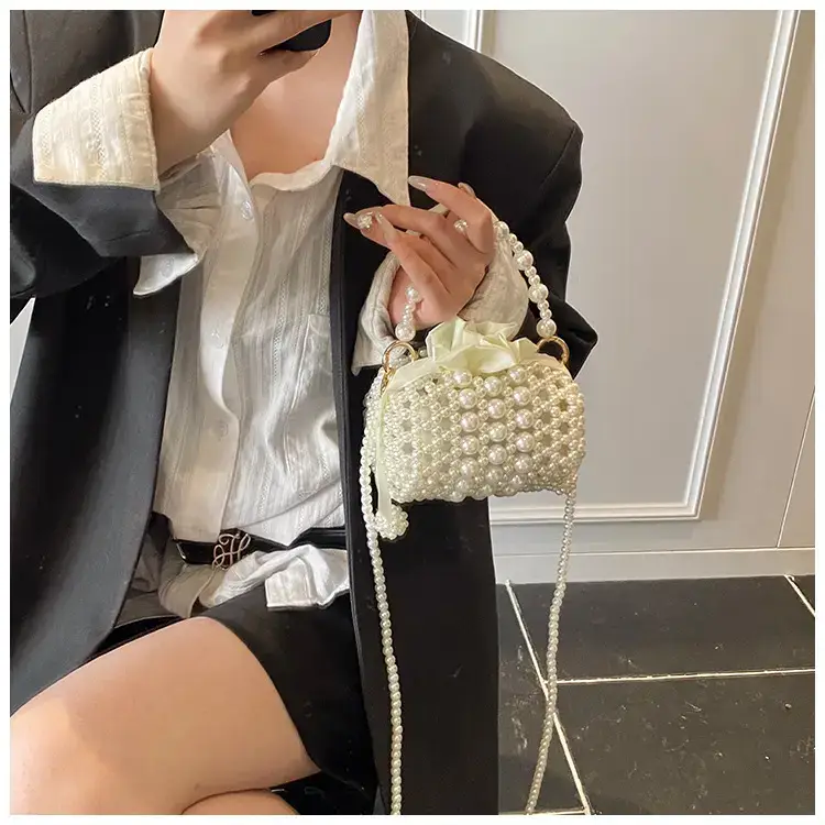 Pearl Woven Princess Handbag for Girls 2025 — feature 10