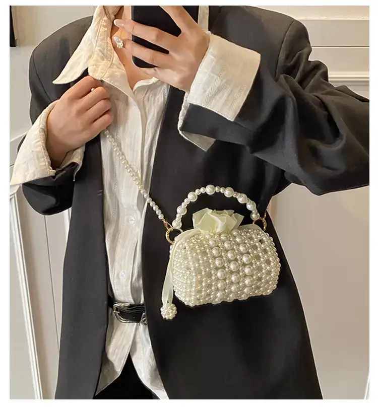 Pearl Woven Princess Handbag for Girls 2025 — feature 2