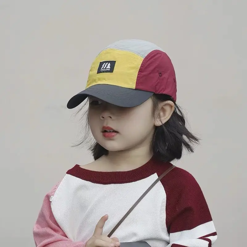 Girls Baseball Cap Red Yellow 2025 Sun Hat — feature 2