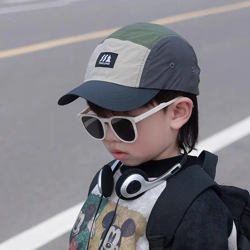 Girls Baseball Cap Red Yellow 2025 Sun Hat — feature 3