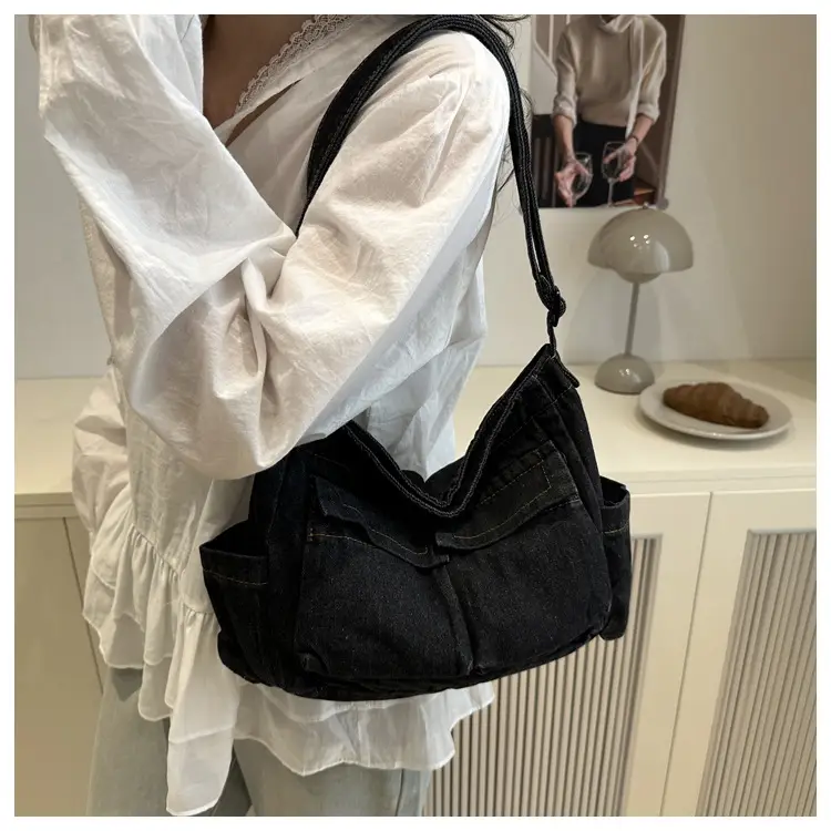 Lightweight Denim Shoulder Crossbody Bag Blue 2025 — feature 13