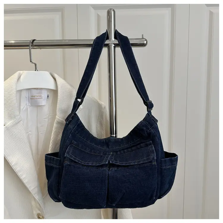 Lightweight Denim Shoulder Crossbody Bag Blue 2025 — feature 17
