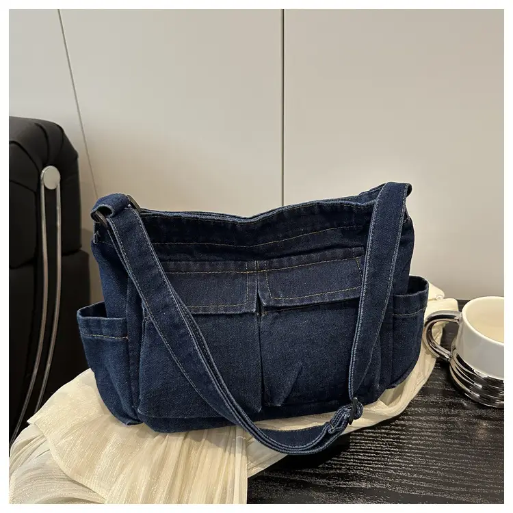 Lightweight Denim Shoulder Crossbody Bag Blue 2025 — feature 21