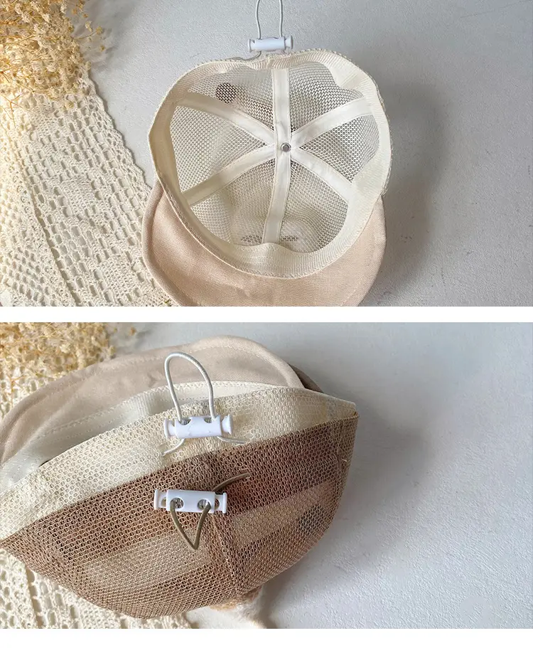 Cute Mesh Infant Hat with Peaked Cap and Eyes — feature 3