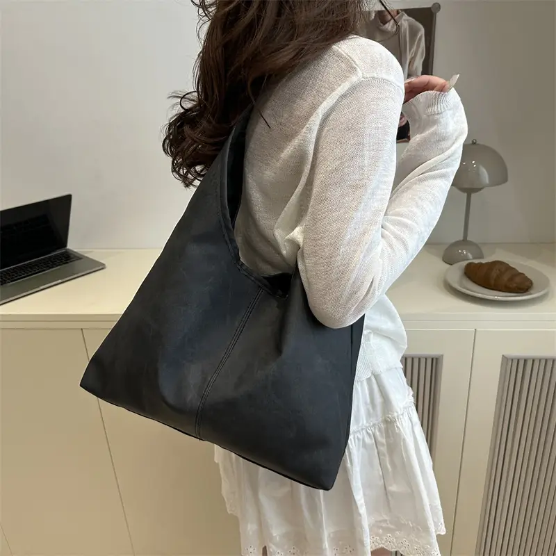 Brown Velvet Shoulder Tote Bag for Women 2025 - Image 6