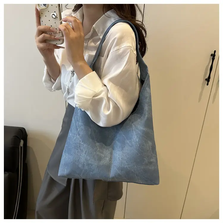 Brown Velvet Shoulder Tote Bag for Women 2025 — feature 13
