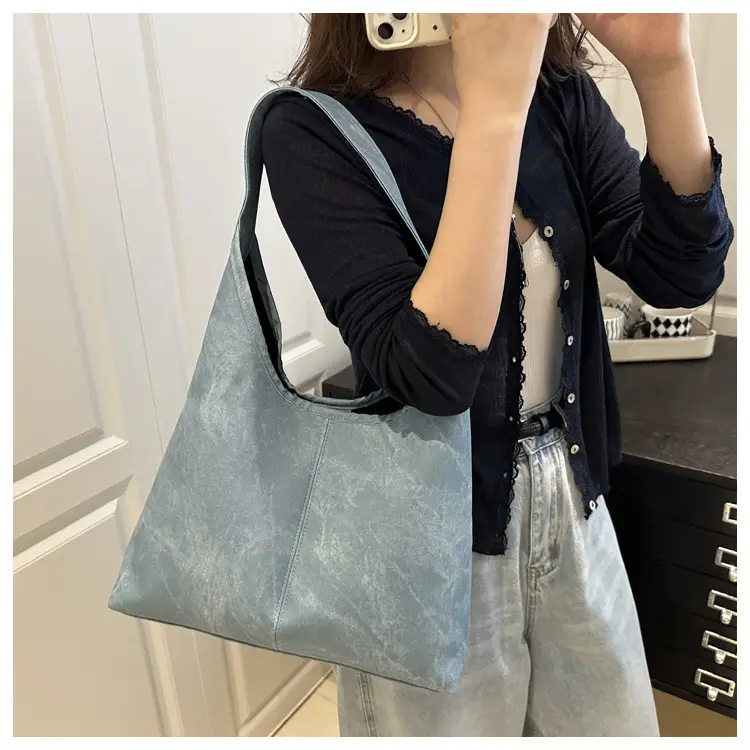 Brown Velvet Shoulder Tote Bag for Women 2025 — feature 9