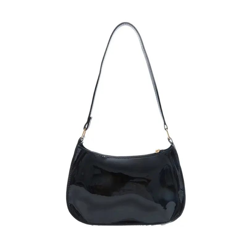 2025 Pink Glossy Korean Style Crossbody Bag - Image 10