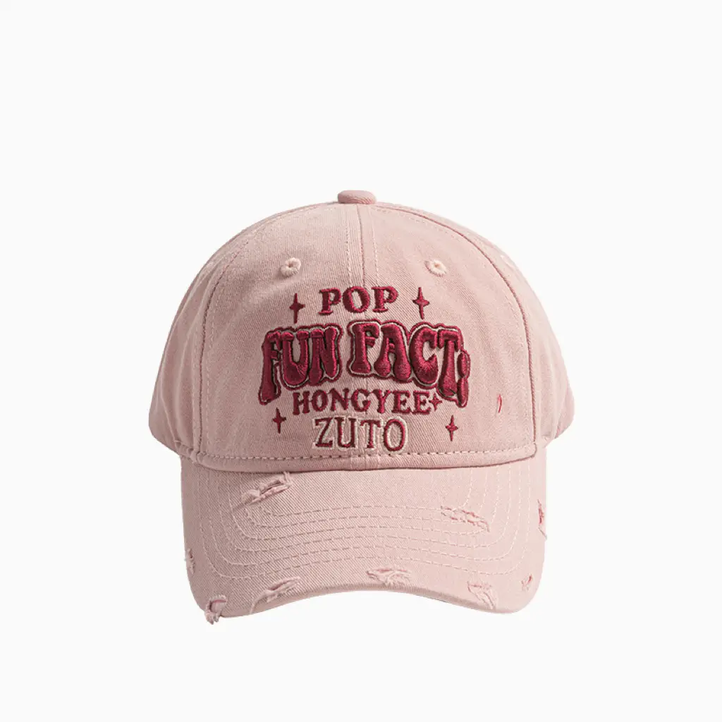 Korean Style Embroidered Baseball Cap for Women Sunshade — feature 7