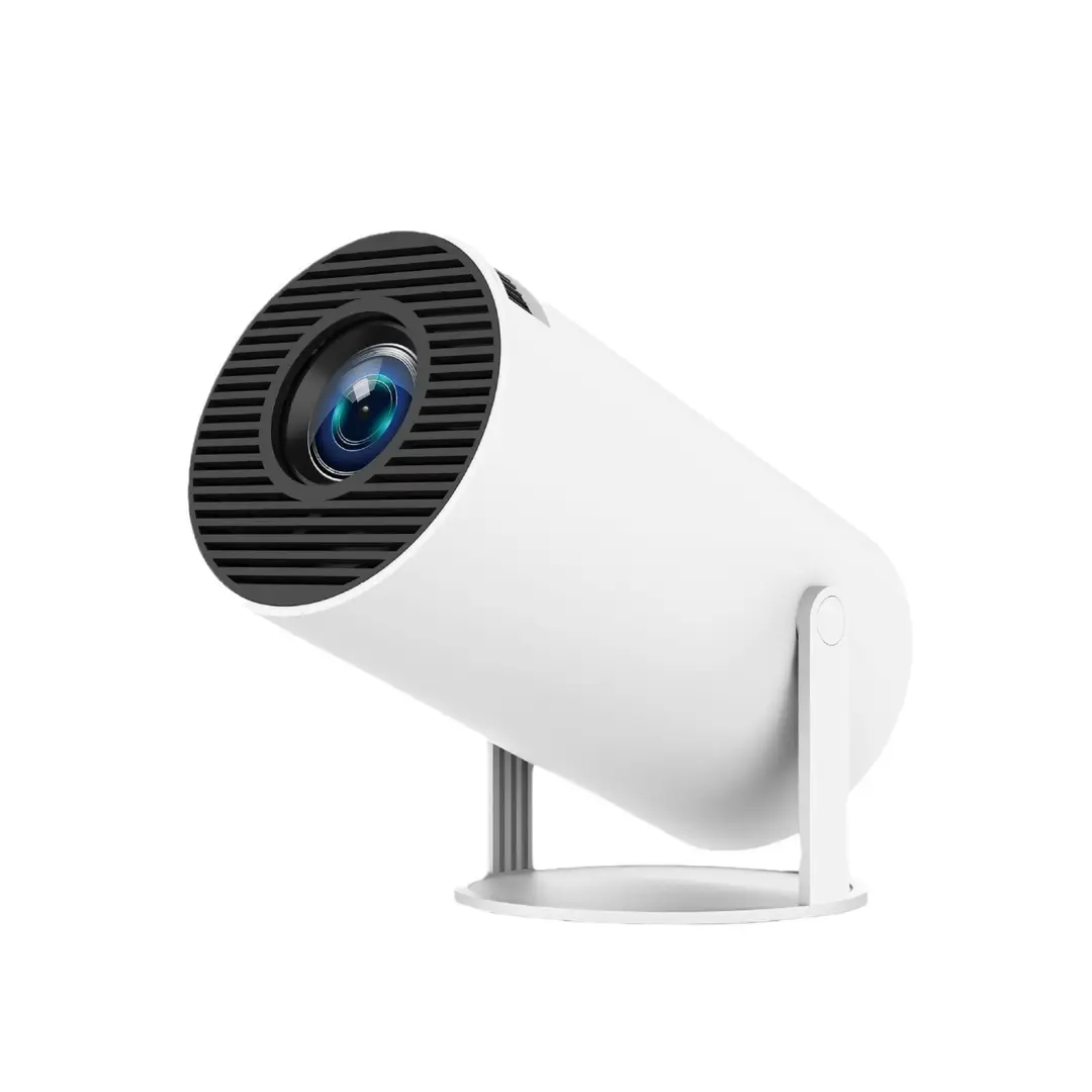 Cross-Border Hy300Pro Portable Mini Hy300 Outdoor Home High-Definition 180-Degree Bubble Tube Smart Projector Wholesale