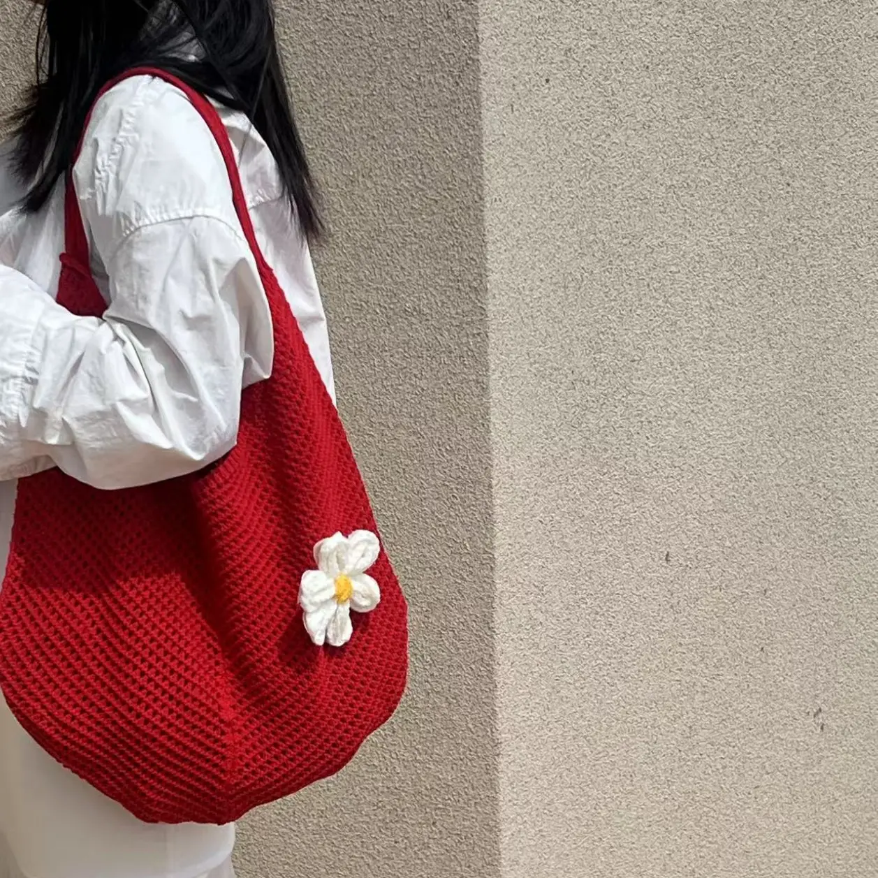 Green Woven Shoulder Bag for Women Summer Beach Use - Image 30