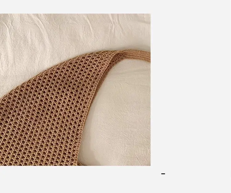 Green Woven Shoulder Bag for Women Summer Beach Use — feature 9