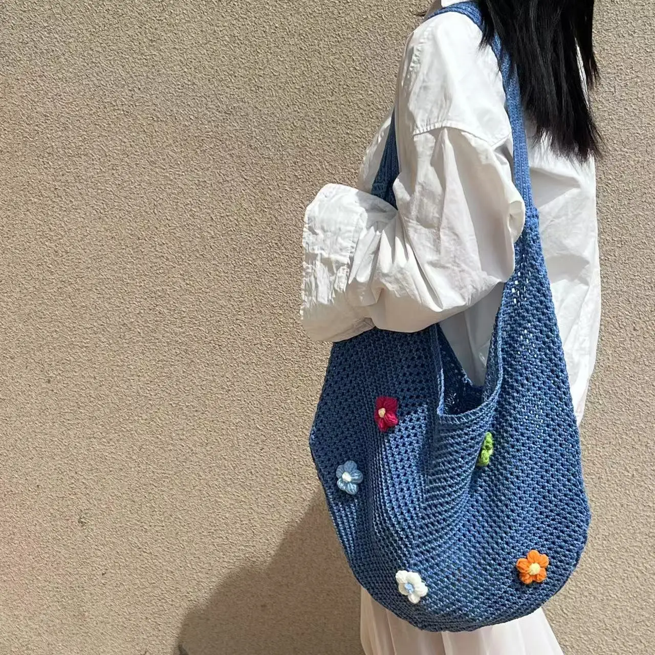 Green Woven Shoulder Bag for Women Summer Beach Use - Image 18