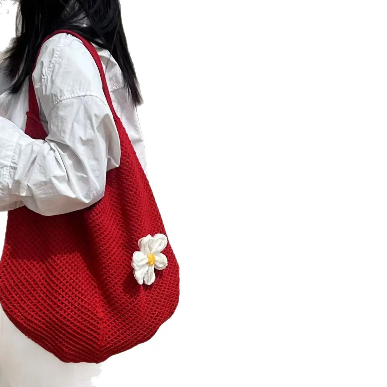 Blue Woven Straw Crossbody Bag for Women Summer - Image 21