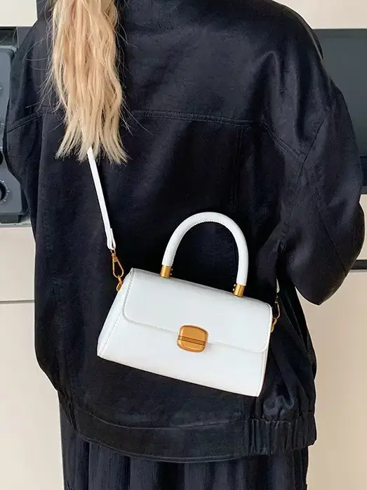 White Square Shoulder Crossbody Bag for Women 2025 - Image 5