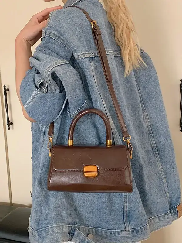 White Square Shoulder Crossbody Bag for Women 2025 - Image 6