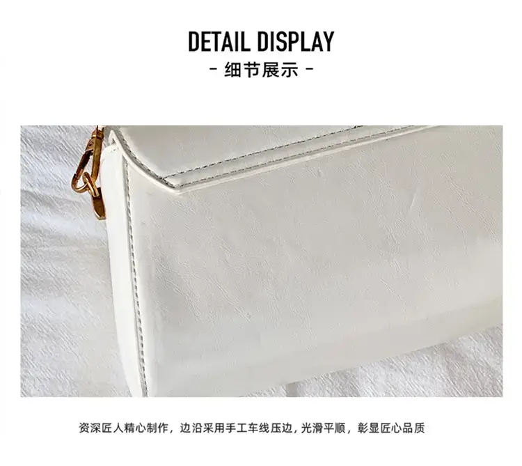 White Square Shoulder Crossbody Bag for Women 2025 — feature 4