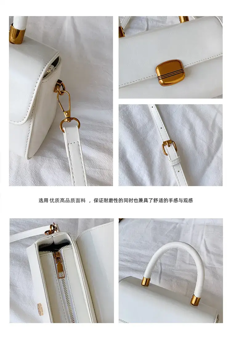 White Square Shoulder Crossbody Bag for Women 2025 — feature 5