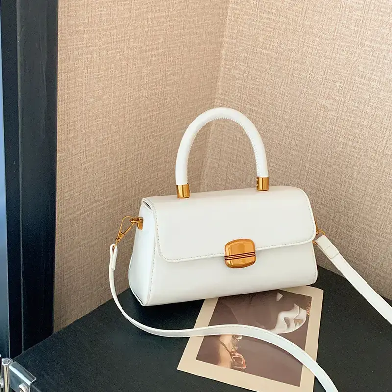 White Square Shoulder Crossbody Bag for Women 2025 - Image 2