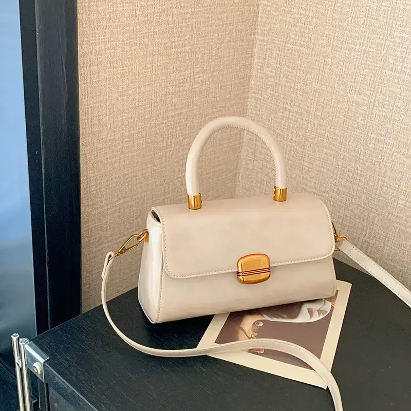 White Square Shoulder Crossbody Bag for Women 2025 - Image 3
