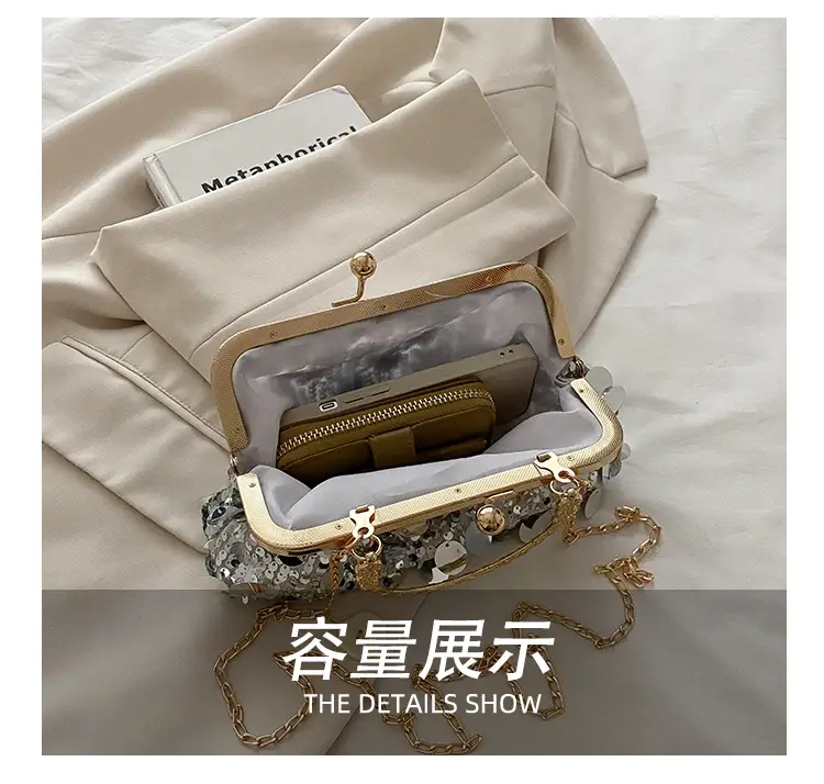 Retro Gold Lace Shoulder Bag for Women 2025 — feature 10