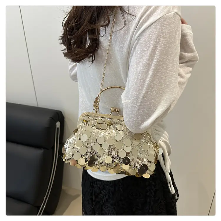 Retro Gold Lace Shoulder Bag for Women 2025 — feature 26