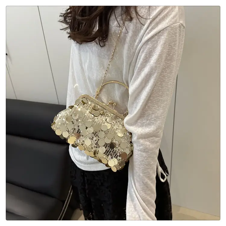 Retro Gold Lace Shoulder Bag for Women 2025 — feature 27