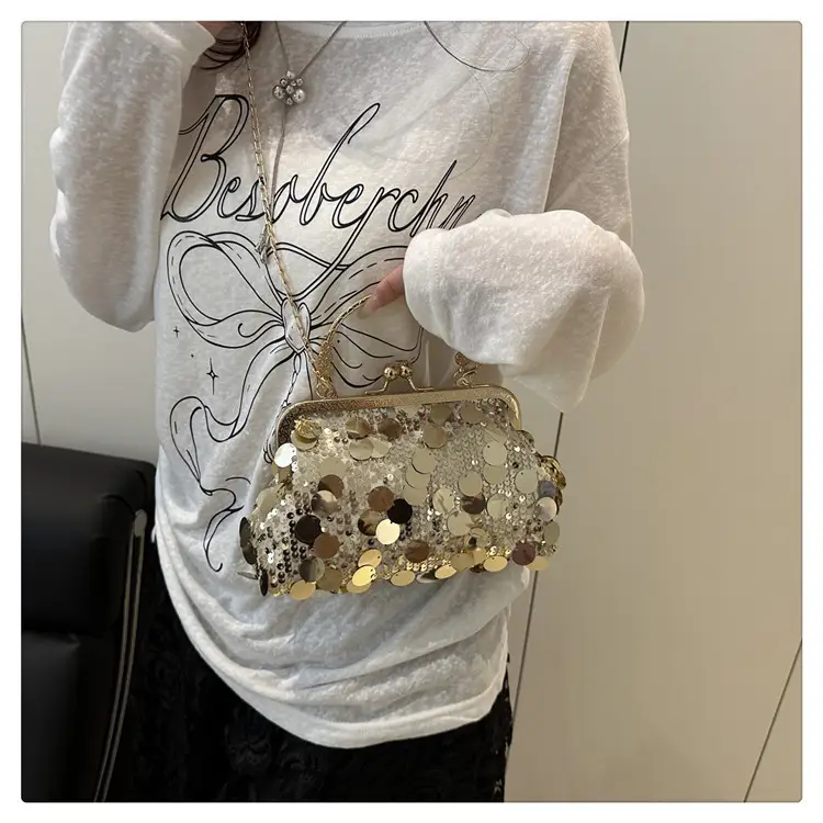 Retro Gold Lace Shoulder Bag for Women 2025 — feature 29