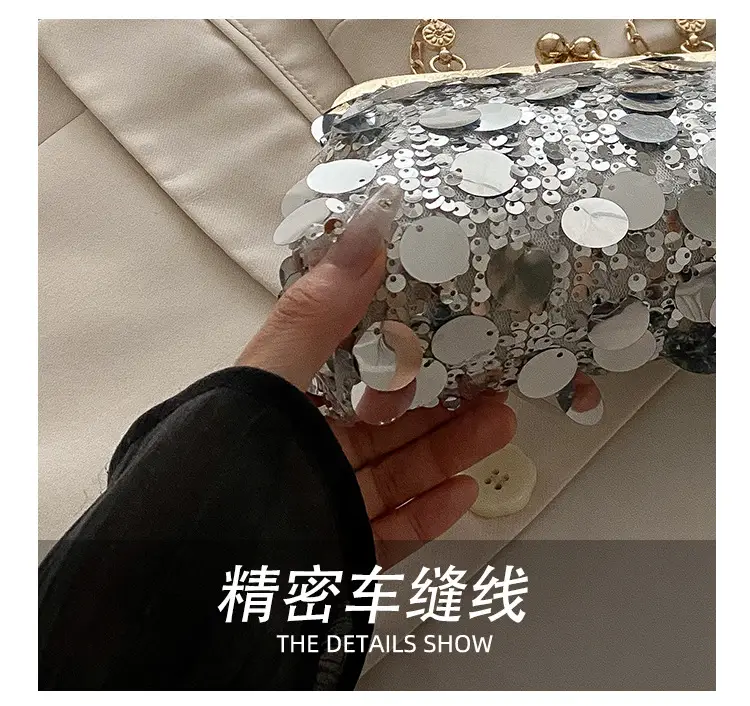 Retro Gold Lace Shoulder Bag for Women 2025 — feature 8