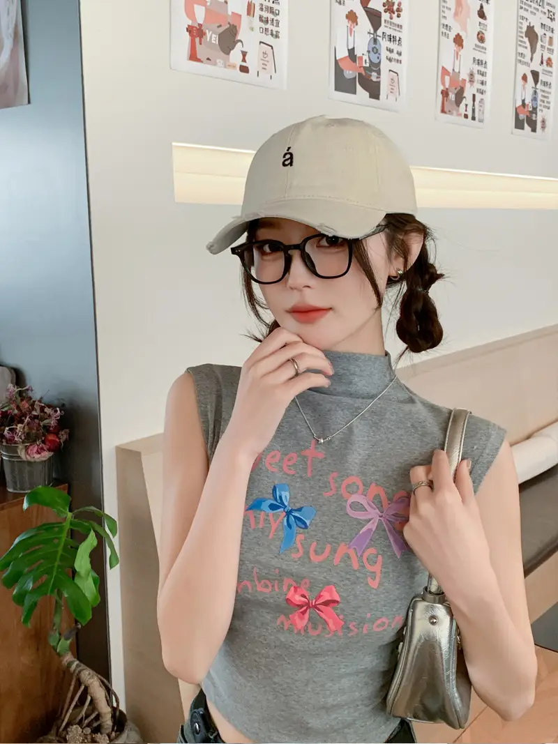 Women's Tan Wash & Rip Baseball Cap with Logo — feature 2